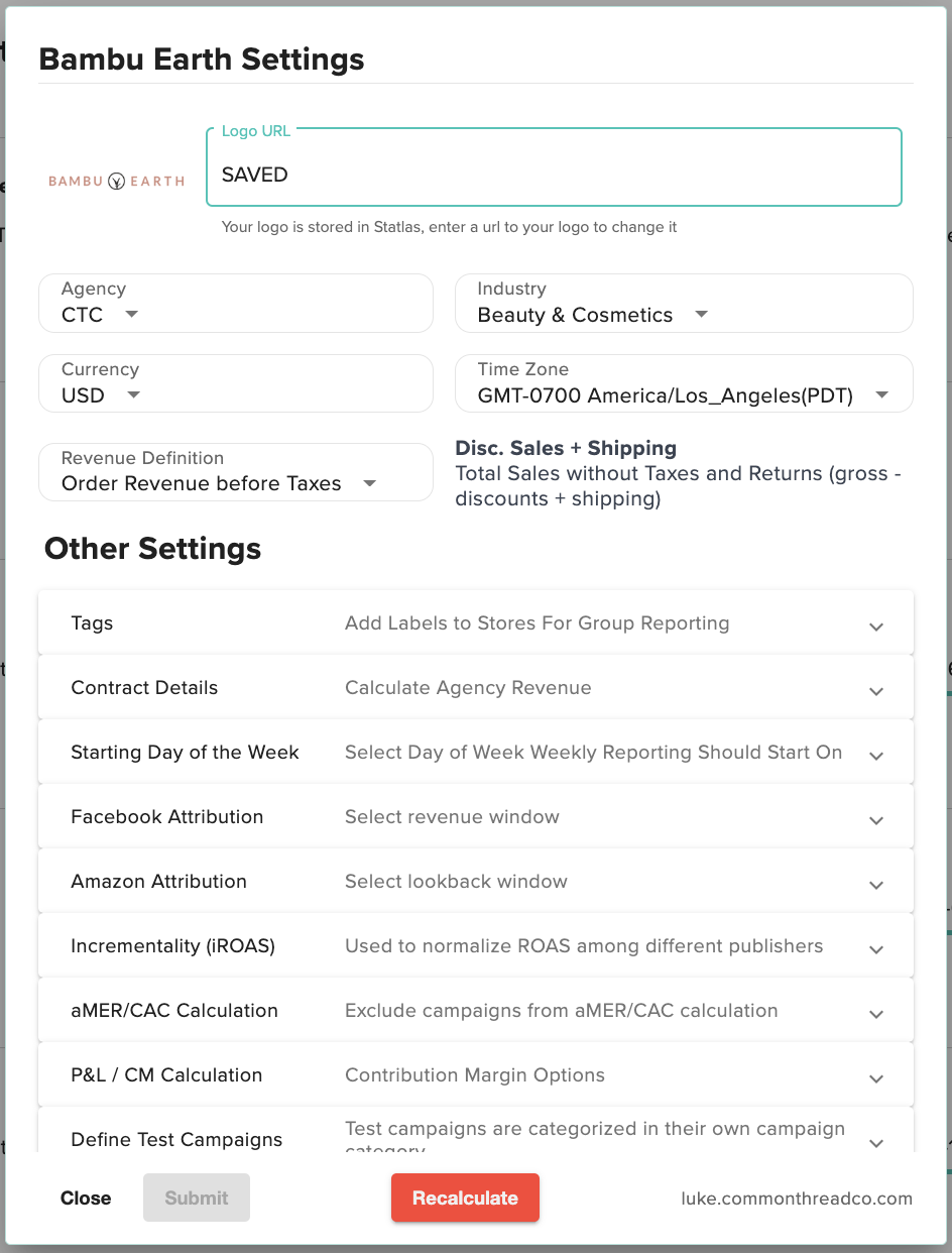 Statlas settings screenshot